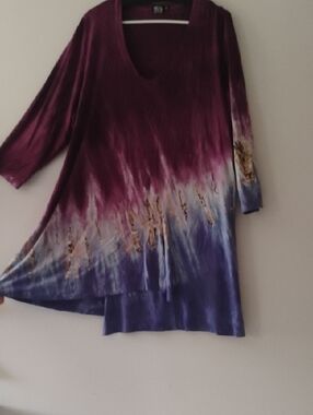 Art of Cloth Deep Plum Top - 3X